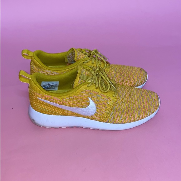 Nike Shoes | Nike Roshes Mustard Color Sneakers | Poshmark